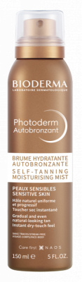 Bioderma Photoderm Autobronzant samoopalovací sprej s hydratačním účinkem 150 ml