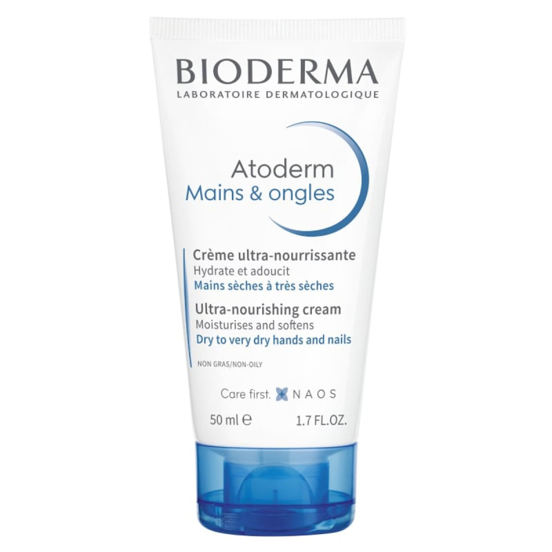 Bioderma Atoderm Krém na Ruce & Nehty krém na ruce pro velmi suchou citlivou a atopickou pokožku 50 ml