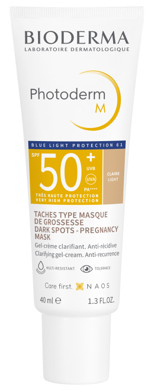 Bioderma Photoderm M ochranný tónovací krém proti pigmentovým skvrnám SPF 50+ odstín Light 40 ml