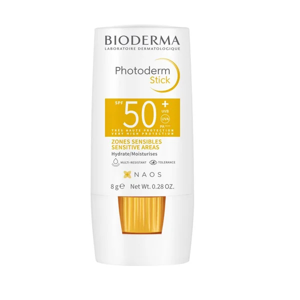 Bioderma Photoderm Stick tyčinka na rty a citlivá místa SPF 50+ 8 g