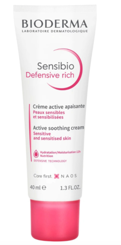 Bioderma Sensibio Defensive Rich zklidňující krém 40 ml