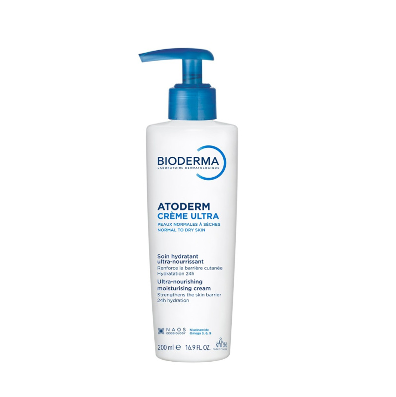 Bioderma Atoderm Créme Ultra vyživující tělový krém pro normální až suchou citlivou pokožku bez parfemace 200 ml