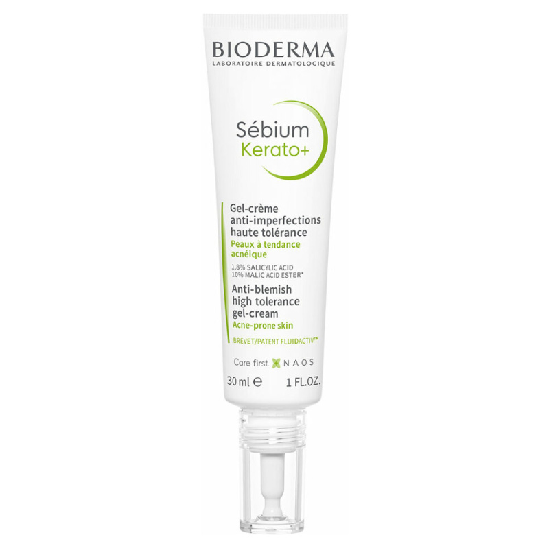 Bioderma Sébium Kerato+ gel krém proti nedokonalostem aknózní pleti 30 ml