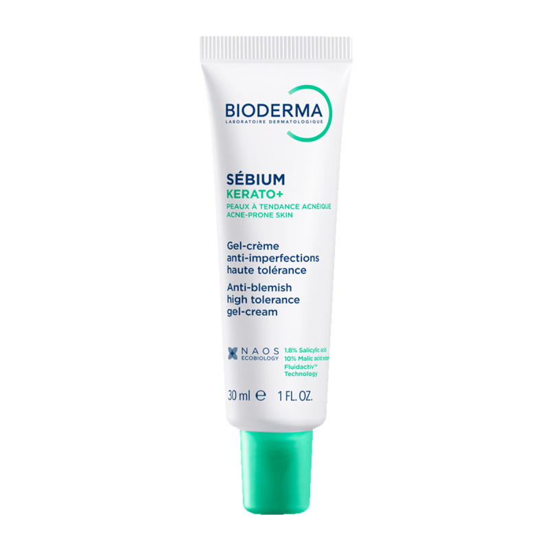 Bioderma Sébium Kerato+ gel krém proti nedokonalostem aknózní pleti 30 ml