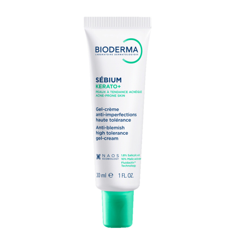 Bioderma Sébium Kerato+ gel krém proti nedokonalostem aknózní pleti 30 ml