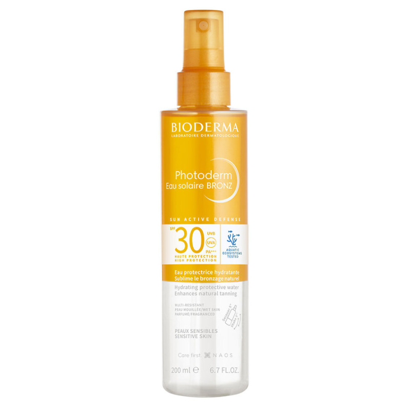 Bioderma Photoderm Eau solaire BRONZ opalovací sprej s bronzerem SPF 30 200 ml