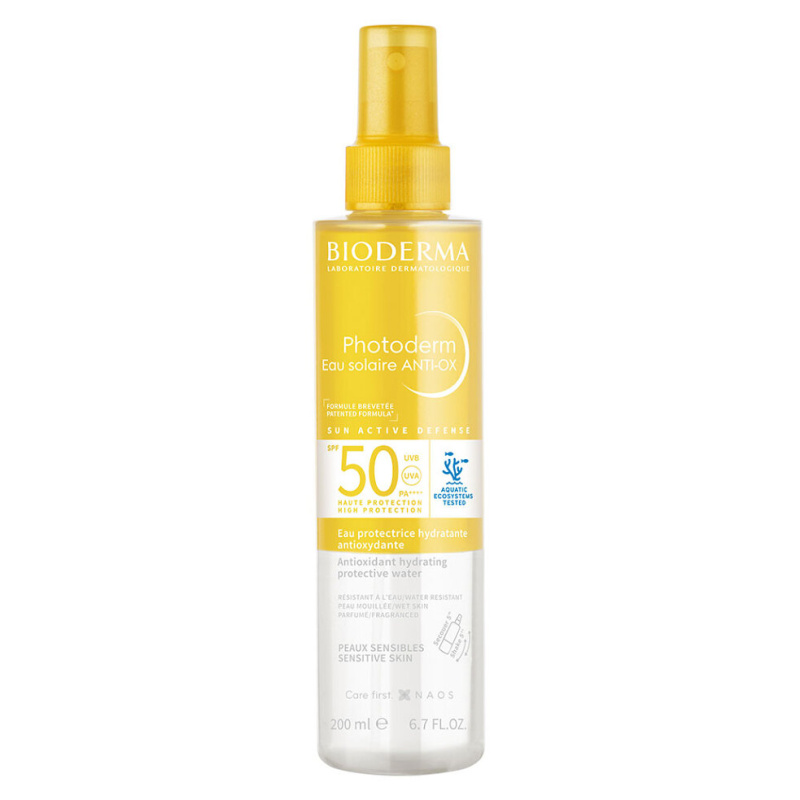 Bioderma Photoderm Eau solaire ANTI-OX opalovací sprej SPF 50 200 ml