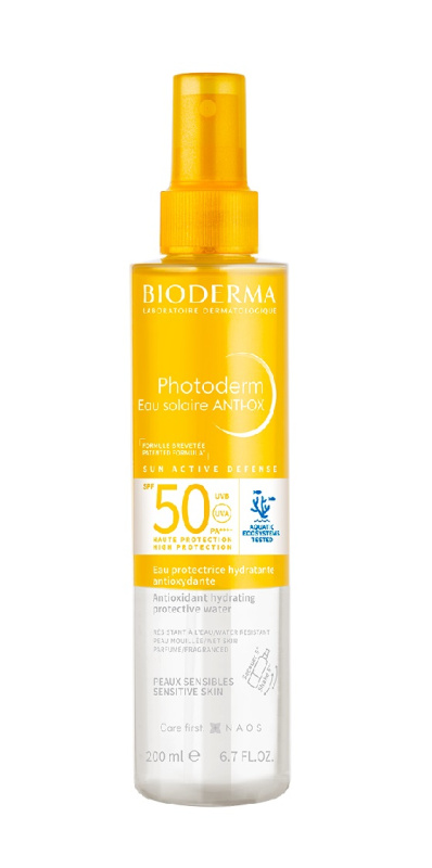 Bioderma Photoderm Eau solaire ANTI-OX opalovací sprej SPF 50 200 ml