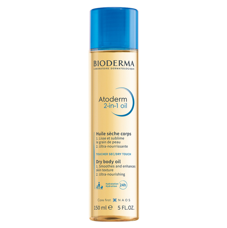 Bioderma Atoderm 2-in-1 Oil intenzivně vyživující olej pro suchou pokožku 150 ml