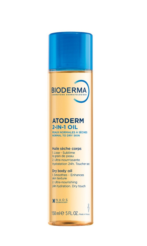 Bioderma Atoderm 2-in-1 Oil intenzivně vyživující olej pro suchou pokožku 150 ml