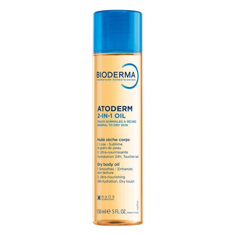Bioderma Atoderm 2-in-1 Oil intenzivně vyživující olej pro suchou pokožku 150 ml