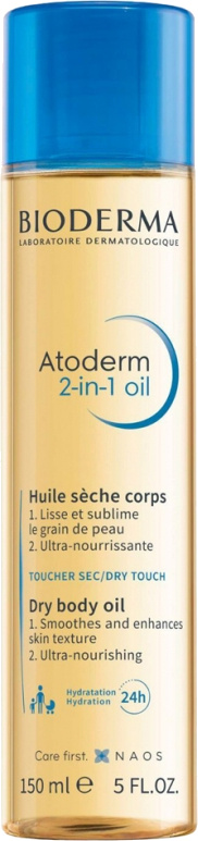 Bioderma Atoderm 2-in-1 Oil intenzivně vyživující olej pro suchou pokožku 150 ml
