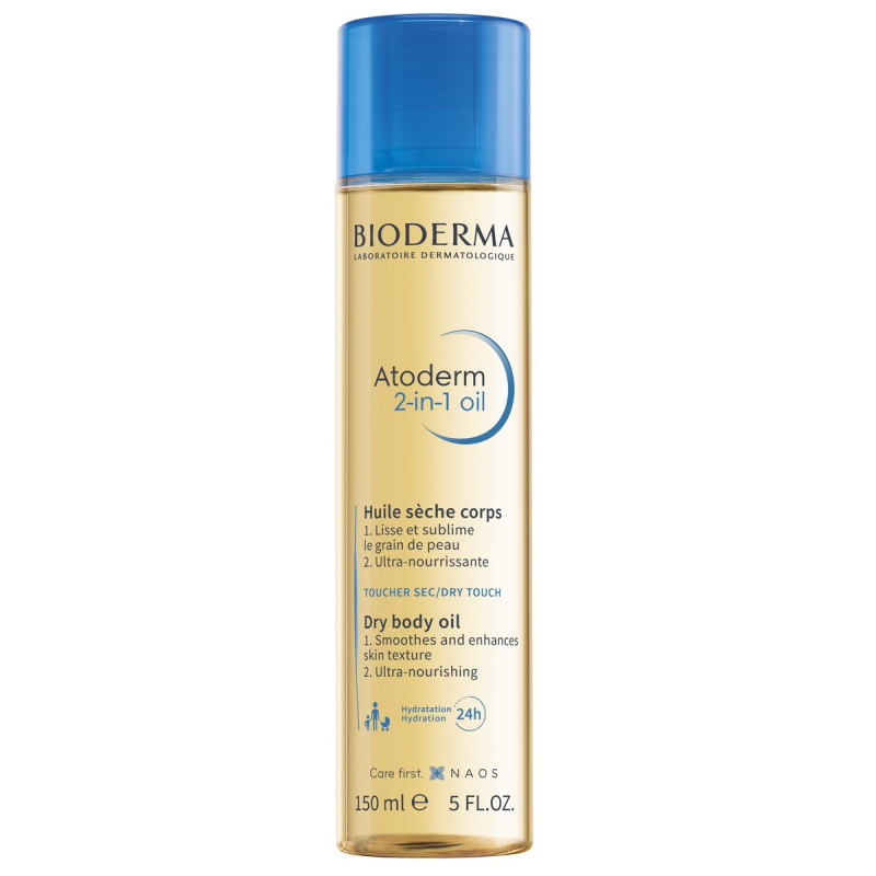 Bioderma Atoderm 2-in-1 Oil intenzivně vyživující olej pro suchou pokožku 150 ml