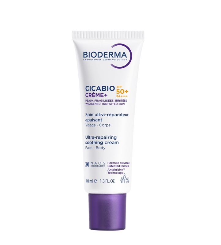 Bioderma Cicabio Créme+ SPF 50+ krém na obličej SPF 50+ 40 ml