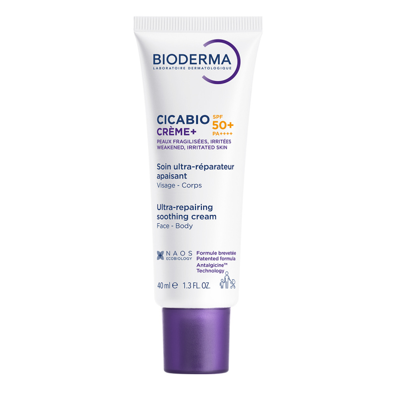 Bioderma Cicabio Créme+ SPF 50+ krém na obličej SPF 50+ 40 ml