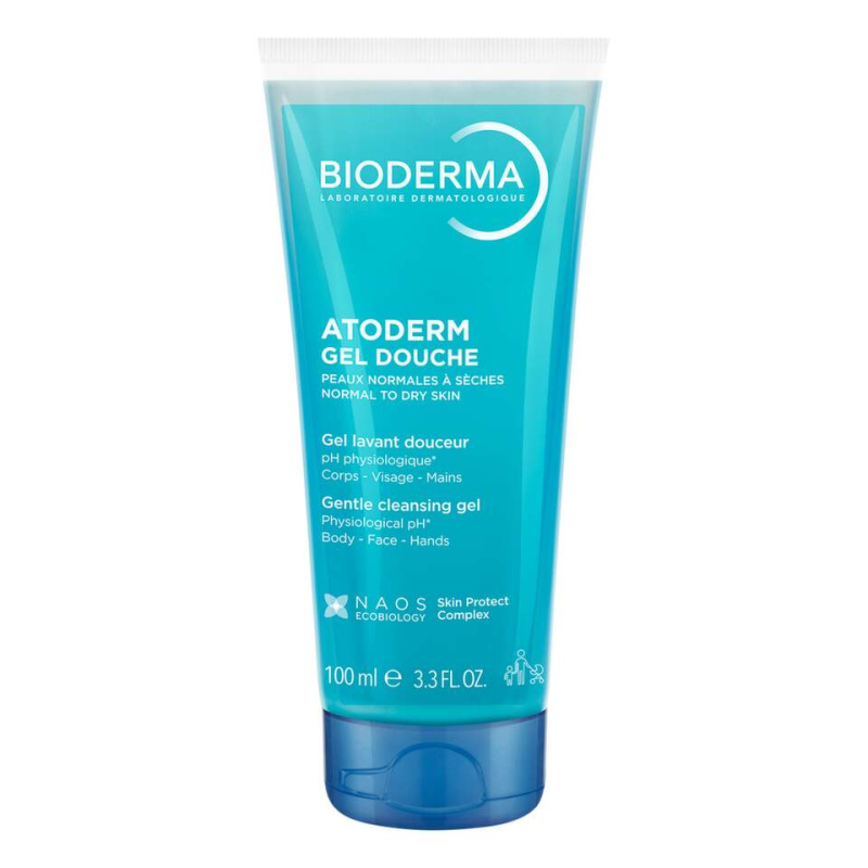 Bioderma Atoderm Gel jemný sprchový gel pro suchou a citlivou pokožku 100 ml