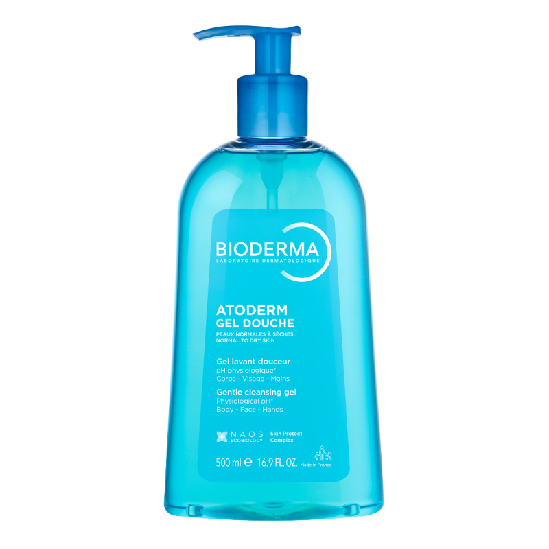 Bioderma Atoderm Gel jemný sprchový gel pro suchou a citlivou pokožku 500 ml