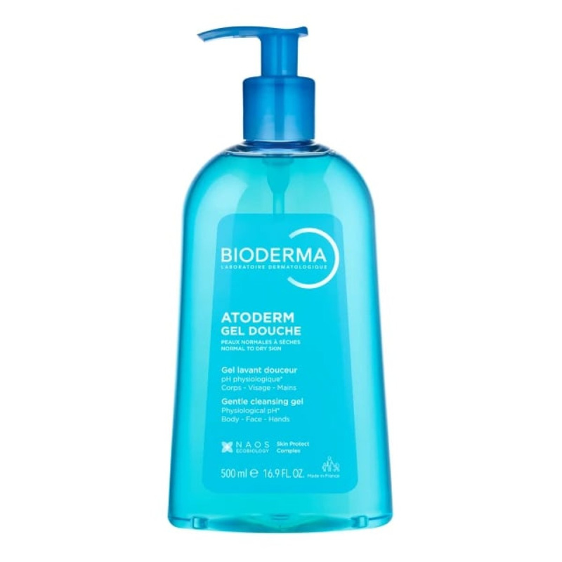 Bioderma Atoderm Gel jemný sprchový gel pro suchou a citlivou pokožku 500 ml