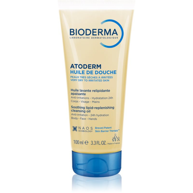 Bioderma Atoderm Sprchový Olej vysoce výživný zklidňující sprchový olej pro suchou a podrážděnou pokožku 100 ml