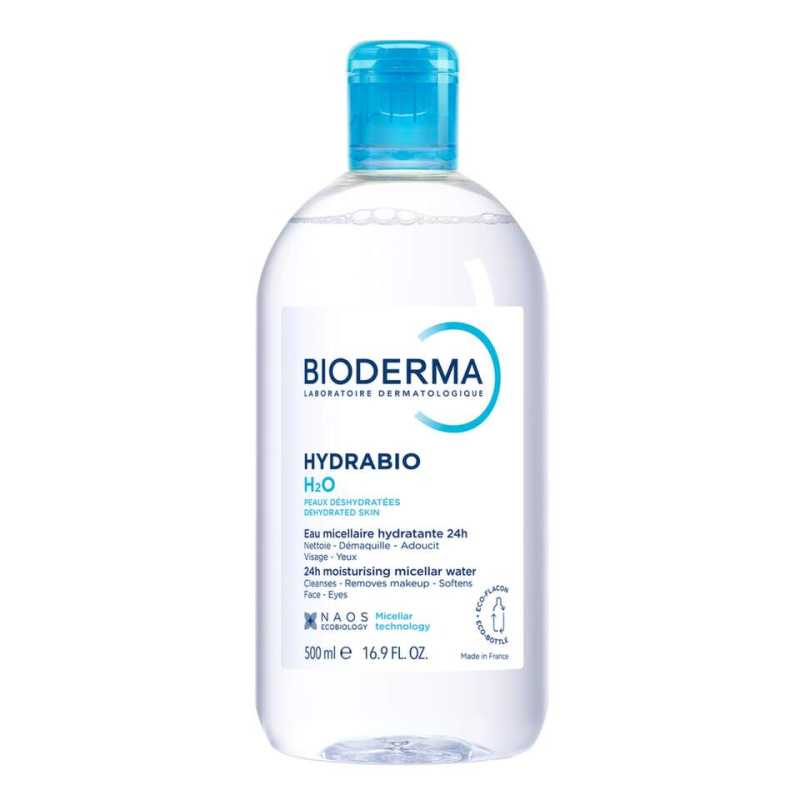 Bioderma Hydrabio H2O micelární čisticí voda pro dehydratovanou pleť 500 ml