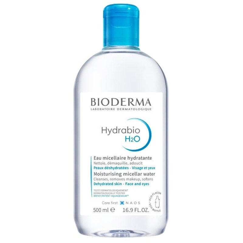 Bioderma Hydrabio H2O micelární čisticí voda pro dehydratovanou pleť 500 ml