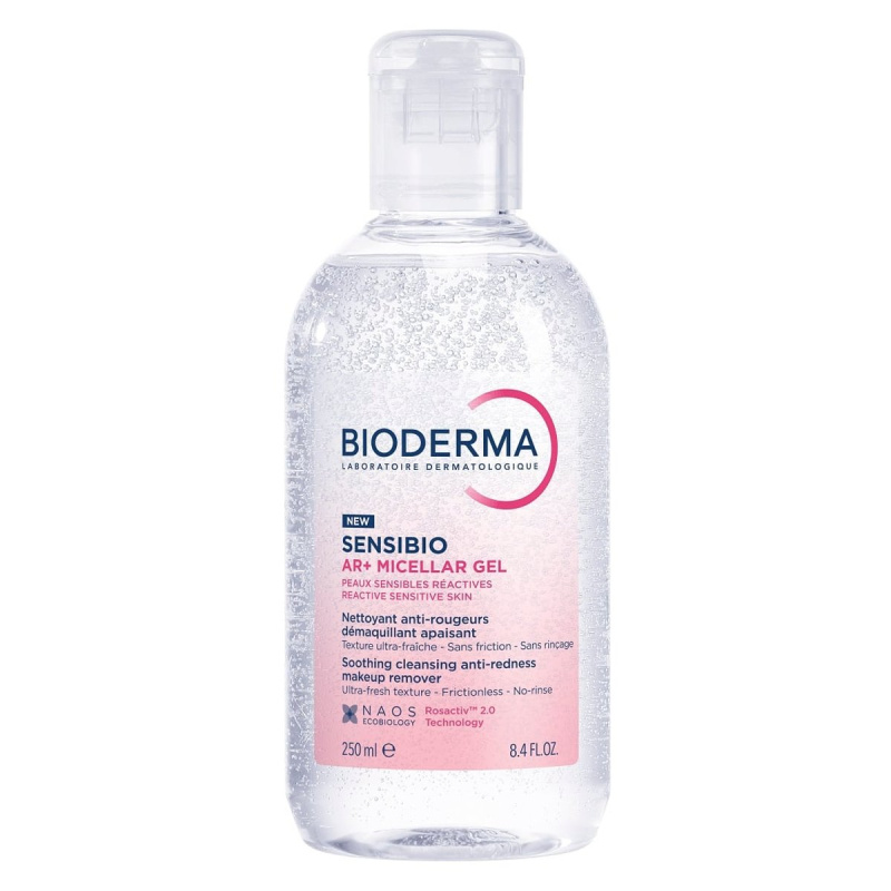 Bioderma Sensibio AR+ micelární čisticí gel pro citlivou pleť se sklonem ke zčervenání 250 ml