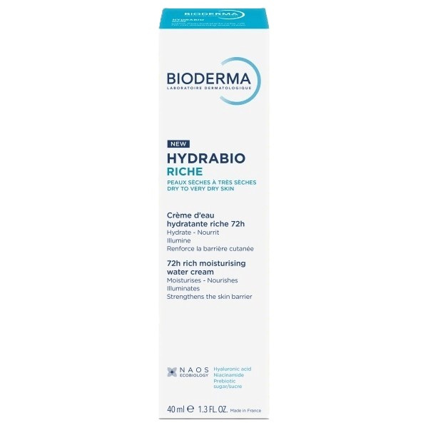 BIODERMA Hydrabio Rich hydratační krém s výživnou texturou 40 ml