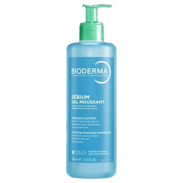 Bioderma Čisticí pleťový gel Sébium Purifying Cleansing Foaming Gel 400 ml