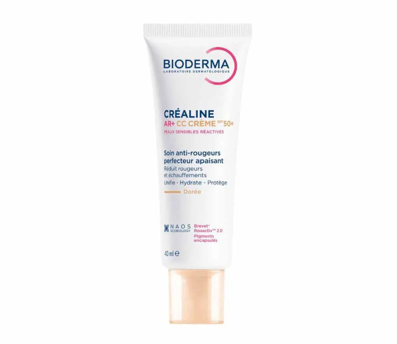 Bioderma CC krém SPF 50+ Créaline AR+ CC Cream 40 ml Dorée