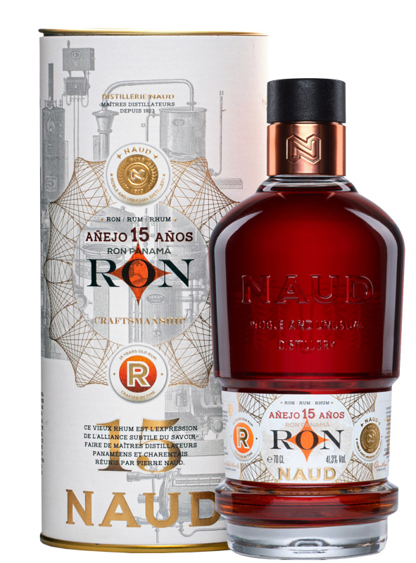 Naud Ron Añejo Panama 15 letý v tube 41,3% 0,7l