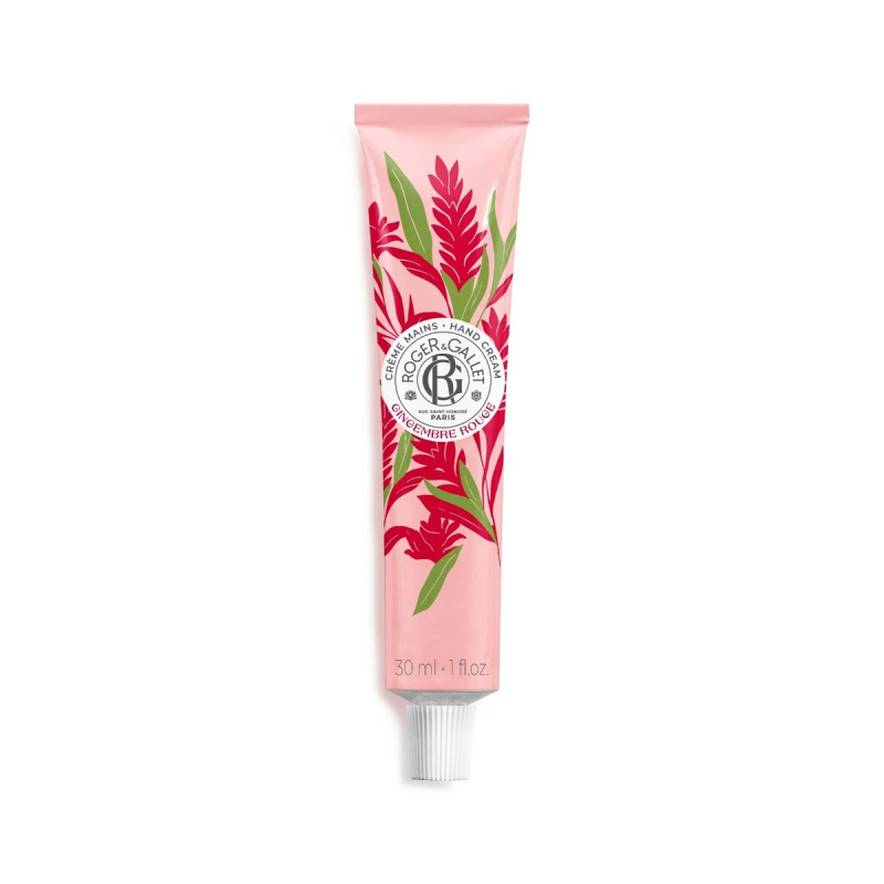 Roger & Gallet Gingembre Rouge výživný krém na ruce a nehty pro ženy 30 ml