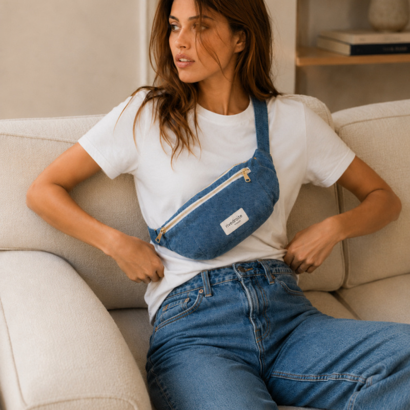 RIVEDROITE PARIS Ledvinka Orsel  - Washed denim