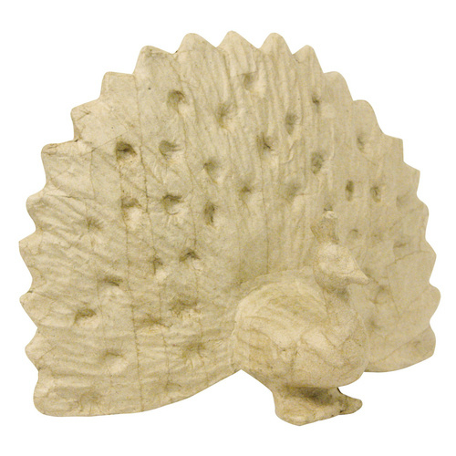 Kartonový páv 18×13×24cm