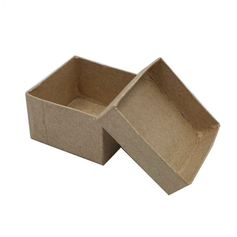 Kartonová mini čtvercová krabička 4,5x3x4,5cm