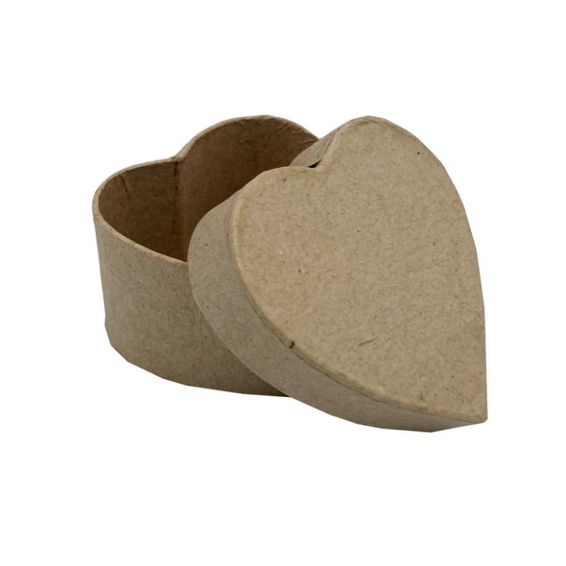 Kartonová mini srdíčková krabička 5x4,7cm