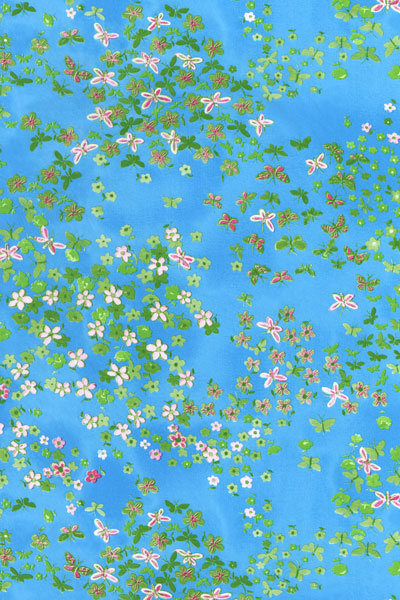 Papír Décopatch (1ks) Modrý s motýlky