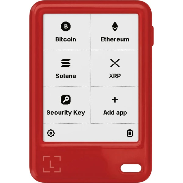 Ledger Nano Gen 5 Dark LEDGERNANO-5-RK Červená