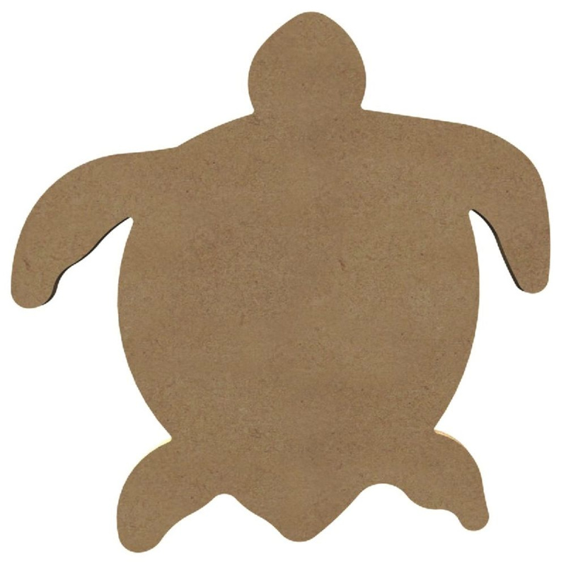 Dřevěný výřez k dekoraci Gomille, 27 cm – želva velká Aladine
