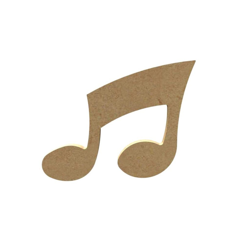 Gomille Dřevěný výřez k dekoraci Gomille, 13x8 cm - Noty