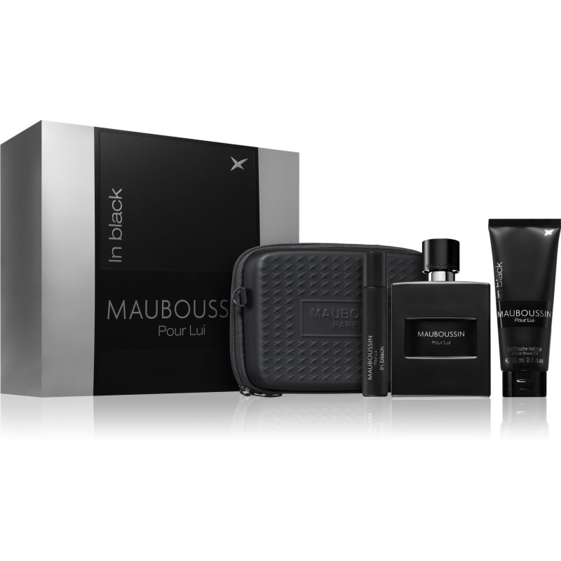 Mauboussin Prestige Set Pour Lui In Black dárková sada pro muže 4 ks