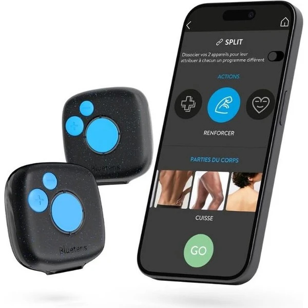 Bluetens Duo Sport 2 elektrostimulátor s příslušenstvím černý