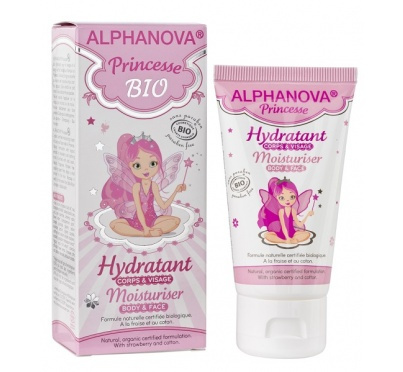 Alphanova Hydratační krém na tělo a obličej pro princ 50ml