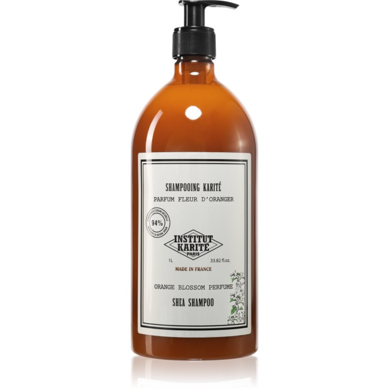 Institut Karité Paris Orange Blossom Shea Shampoo denní šampon s bambuckým máslem 1000 ml