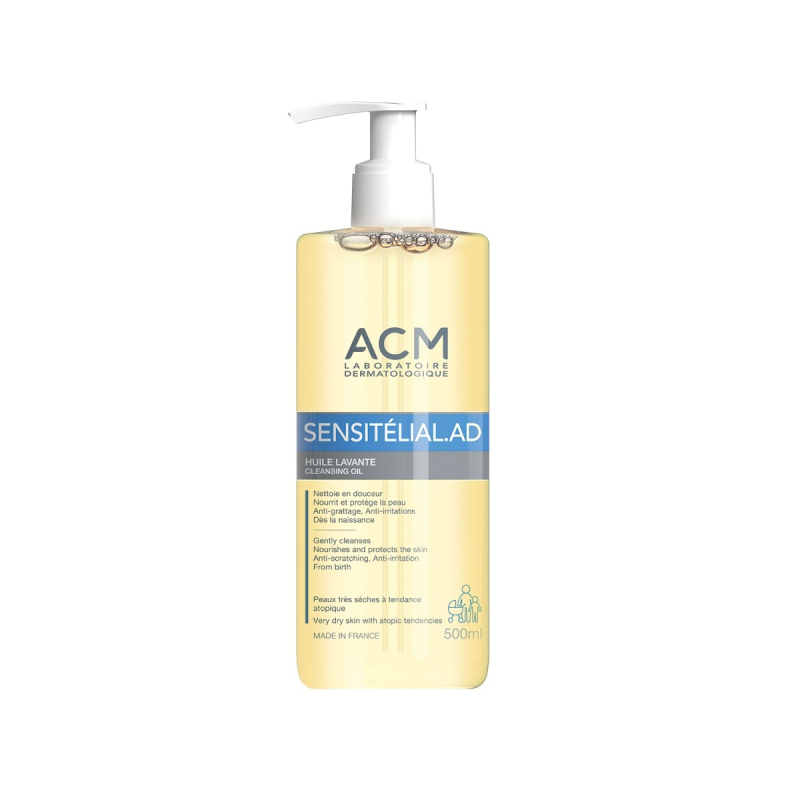 ACM Sensitélial.AD Tělový mycí olej 500ml