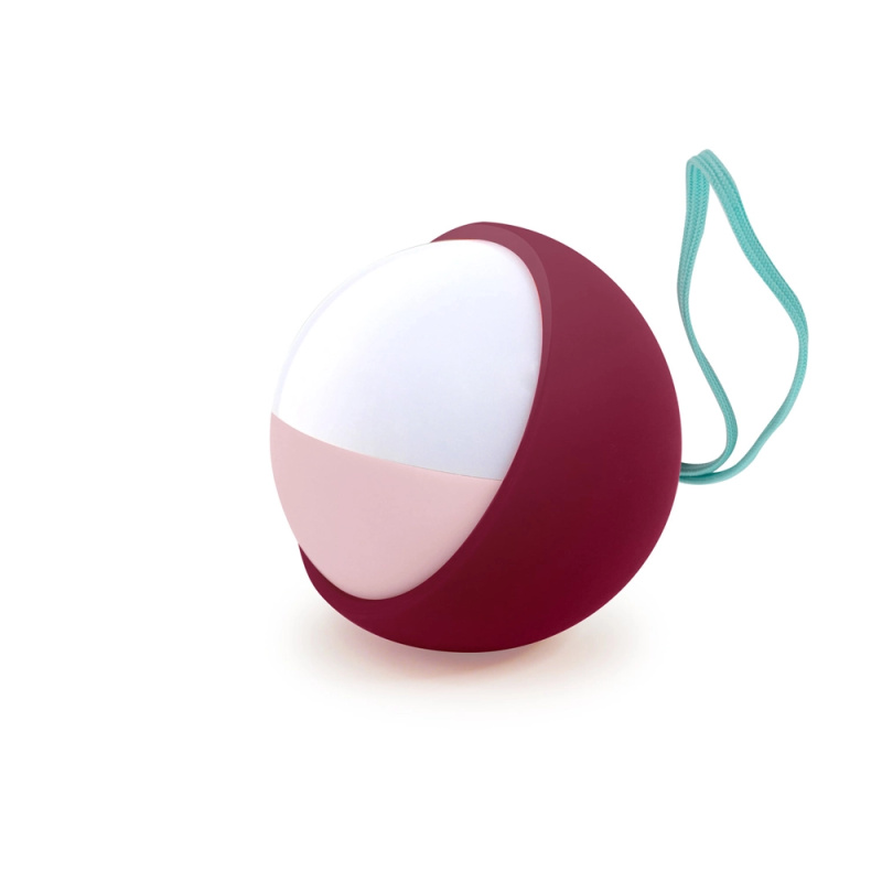 Noční světýlko Pabobo Little Moon Red s nastavitelným jasem