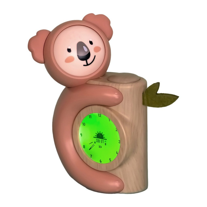 Pabobo dětský budík a spánkový trenér Koala se světýlkem