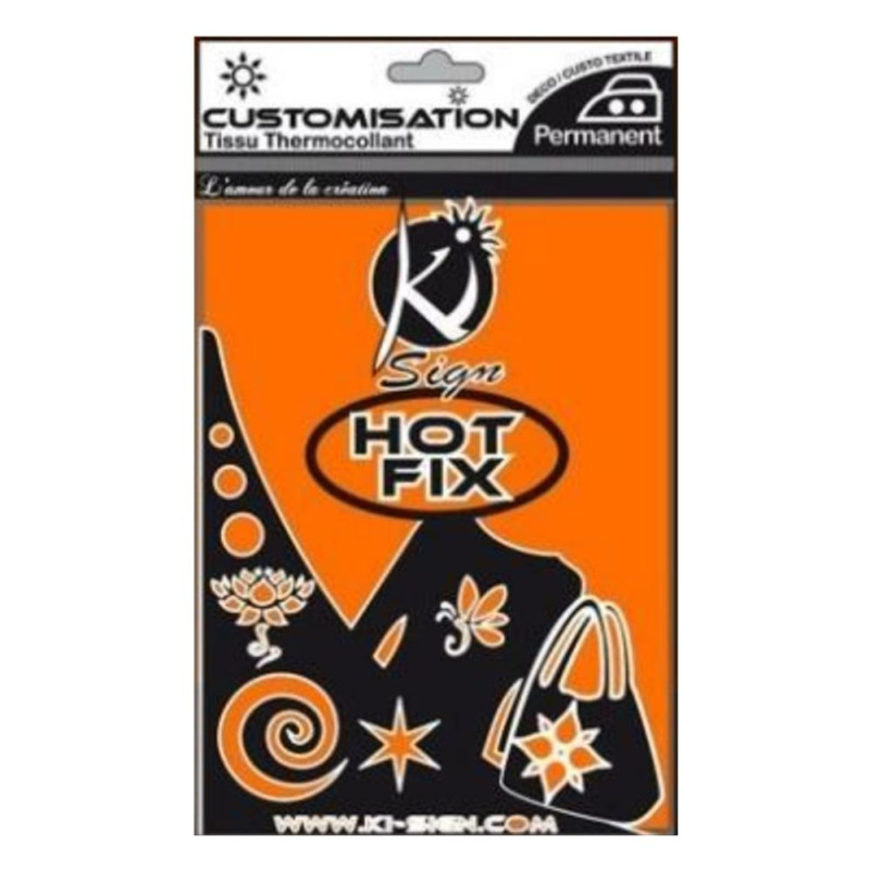 Hot Fix Nažehlovací fólie Hot Fix - VYBERTE ODSTÍN - Nažehlovací fólie Hot Fix - neonová oranžová