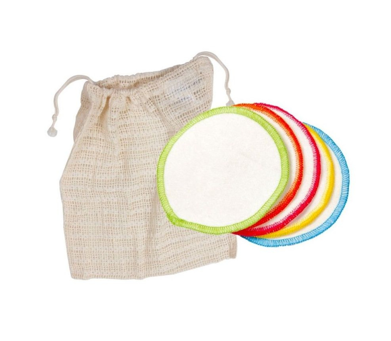 Anaé by Ecodis Pratelné odličovací tamponky- z měkoučké biobavlny, 10 ks