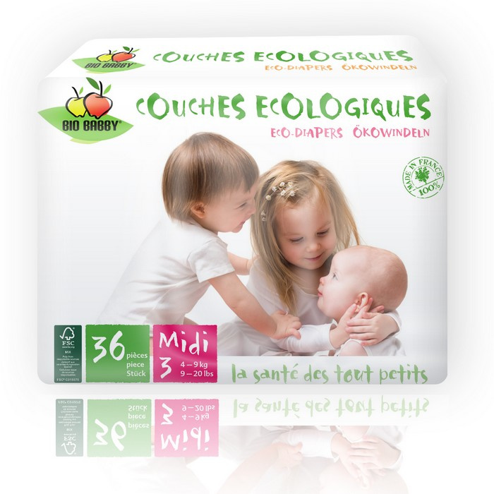 BB Distribe Plenky Bio Babby Midi 4-9 kg (36 ks)