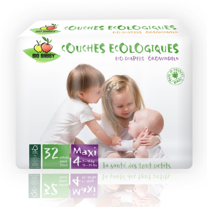 BB Distribe Plenky Bio Babby Maxi 7-16 kg (32 ks)